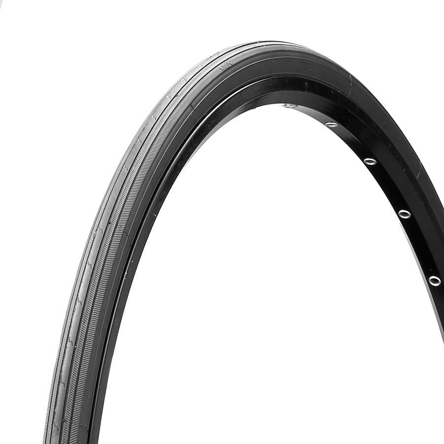 ROAD TIRE, 700X23C, WIRE, CLINCHER, 27TPI, BLACK