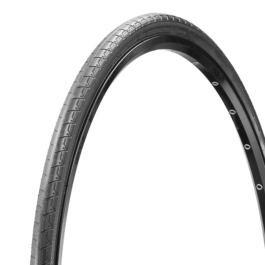 ROAD TIRE, 700X28C, WIRE, CLINCHER, 27TPI, BLACK