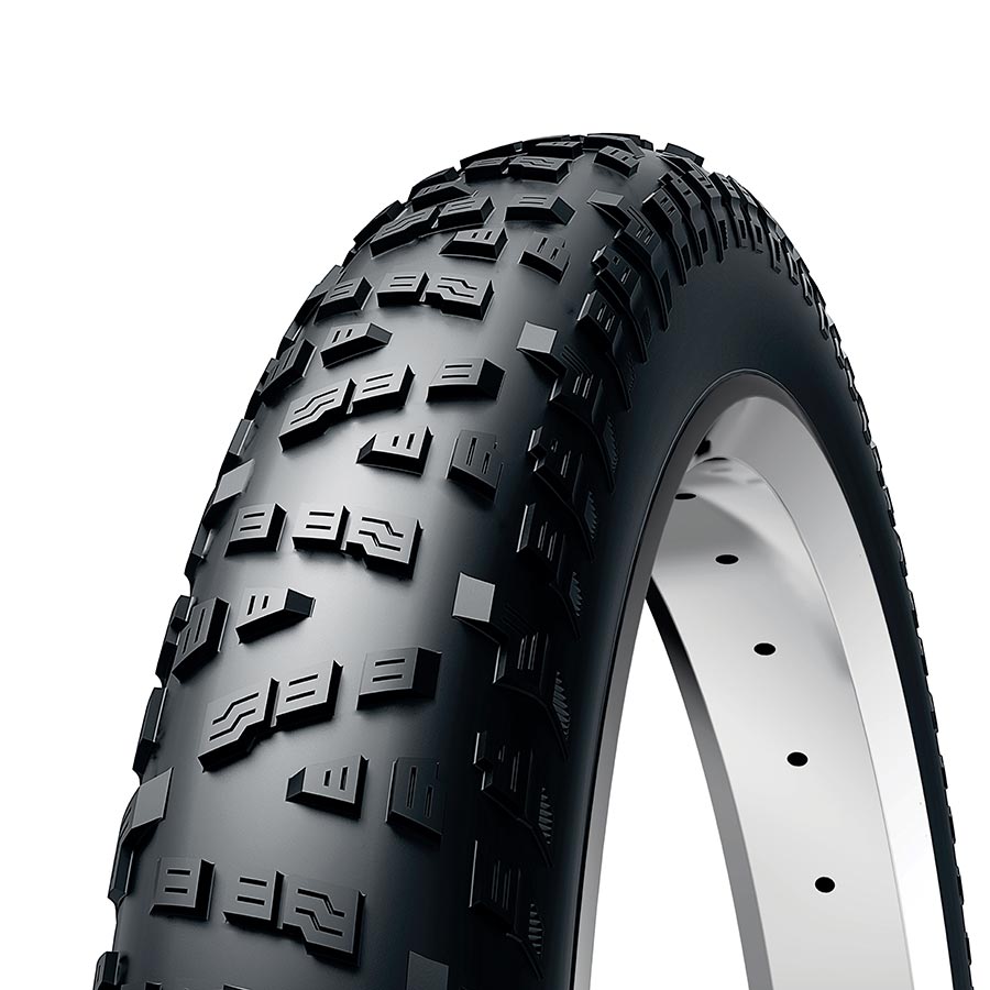 FAT BIKE TIRE, 27.5''X4.00, CLINCHER, WIRE, 60TPI, BLACK