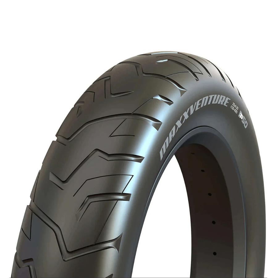 HYBRID TIRE, 20"X4.00, WIRE, CLINCHER, 27X2TPI, BLACK