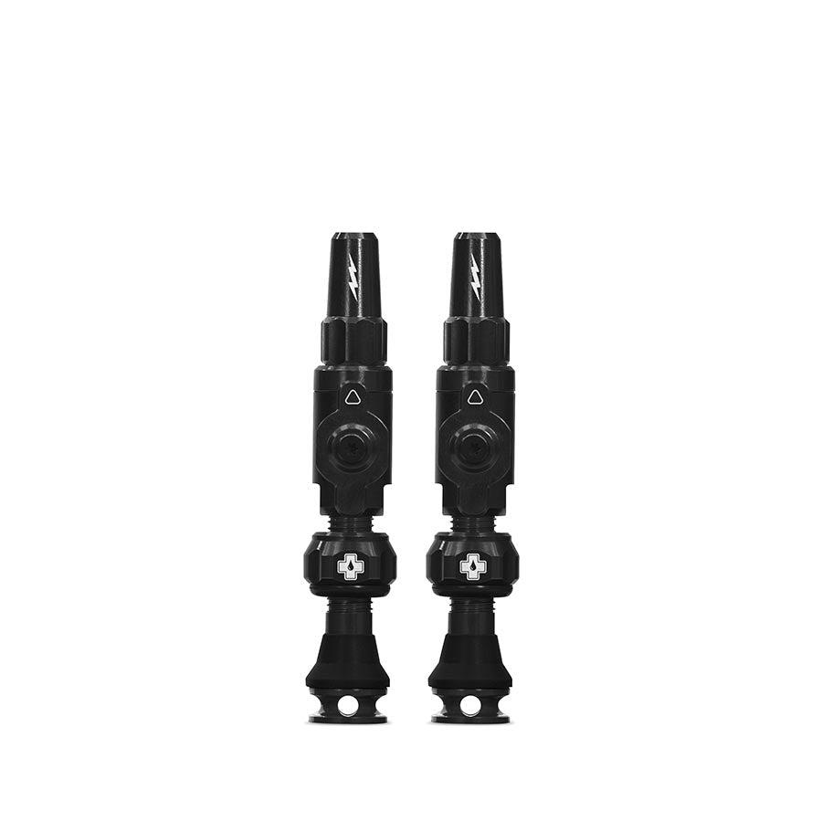 TUBELESS VALVE, PRESTA, 30MM, BLACK, PAIR