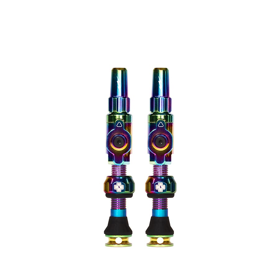 TUBELESS VALVE, PRESTA, 35MM, IRIDESCENT, PAIR