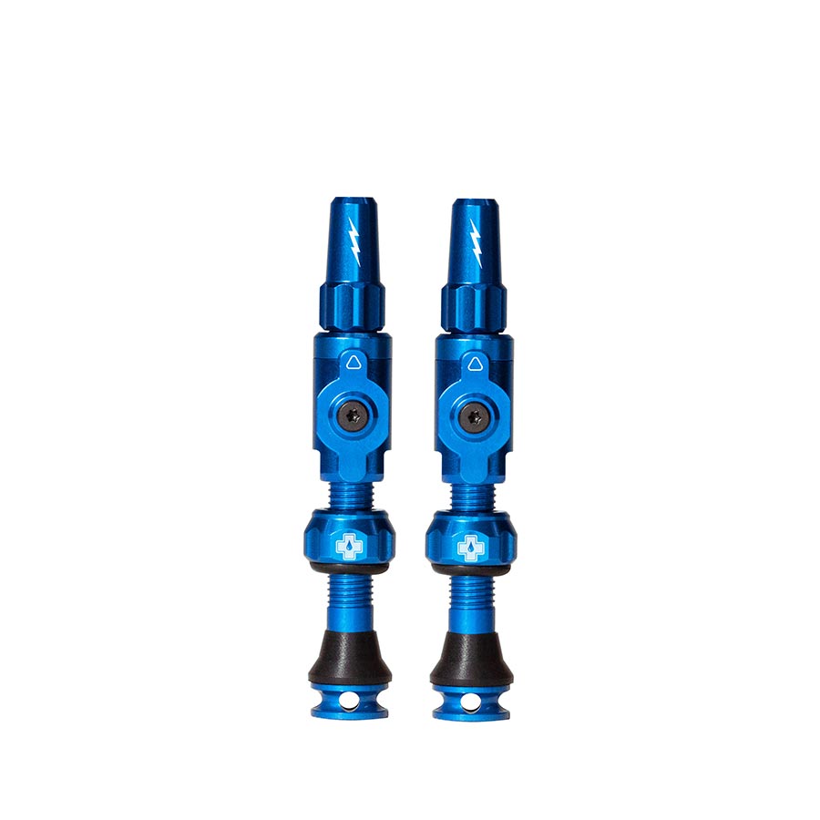 TUBELESS VALVE, PRESTA, 35MM, BLUE, PAIR