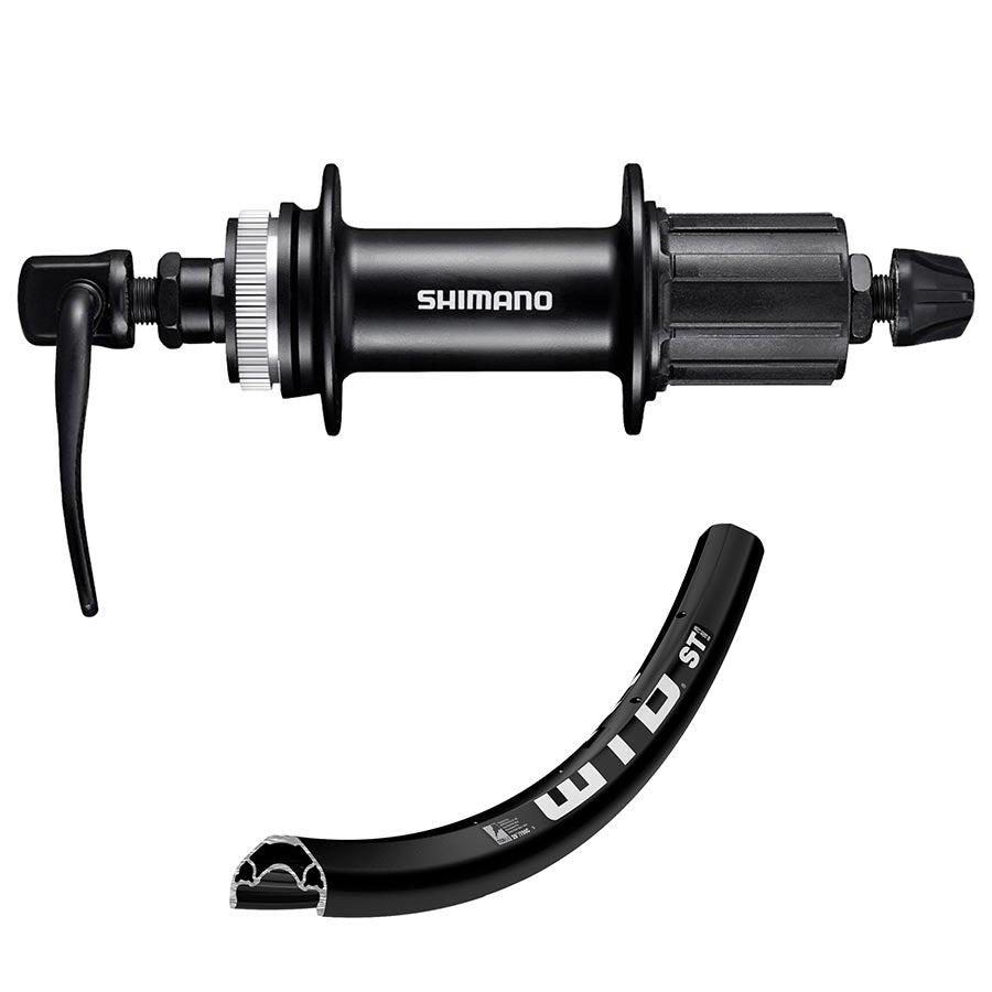 WHEEL, REAR, 27.5'' / 584, HOLES: 32, QR, 141MM, DISC CENTER LOCK, SHIMANO HG