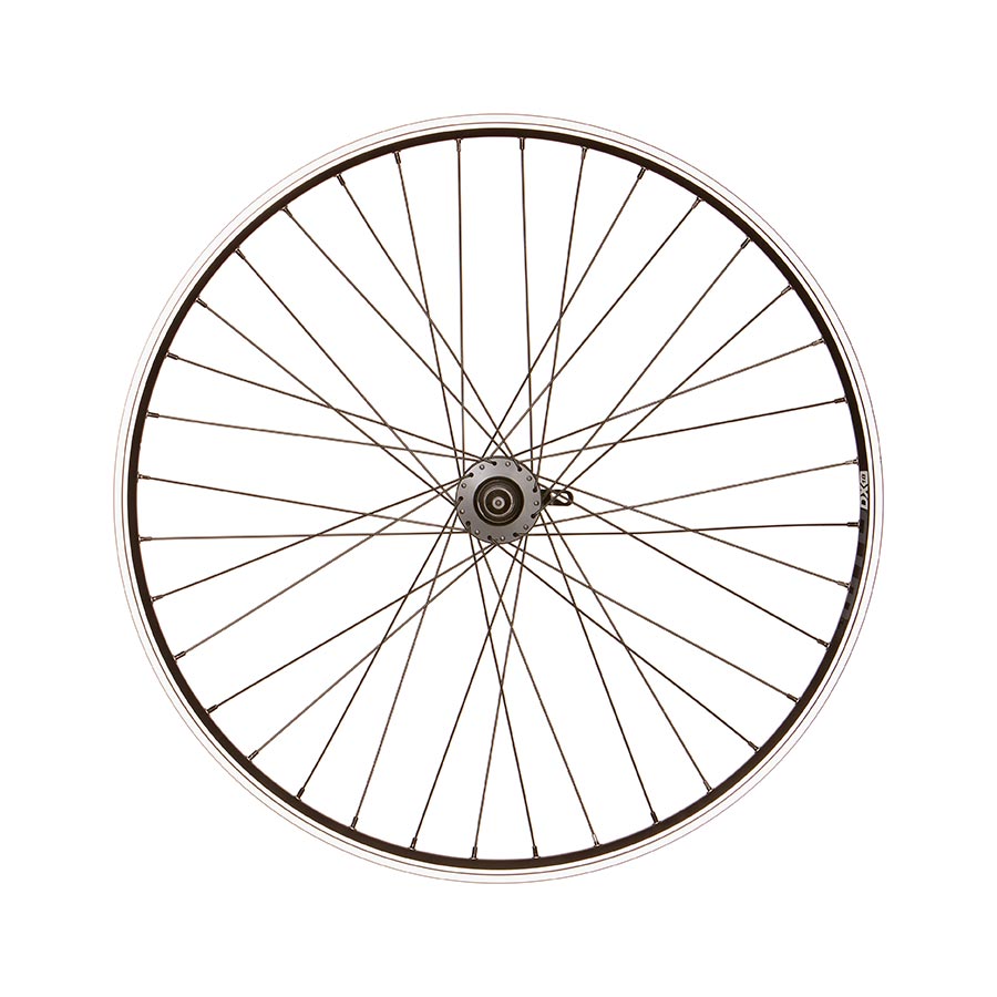 WHEEL, FRONT, 27.5'' / 584, HOLES: 36, QR, 100MM, RIM AND DISC IS 6-BOLT
