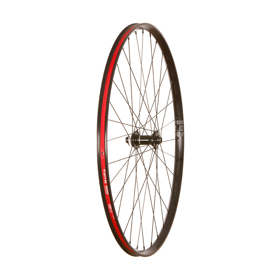 WHEEL, FRONT, 700C / 622, HOLES: 32, 12MM TA, 100MM, DISC CENTER LOCK