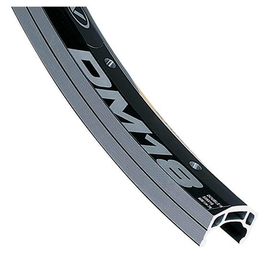 RIM, 700C, ISO 622, 36H, DOUBLE WALL, SCHRADER, CSW, WITHOUT EYELETS, BLACK