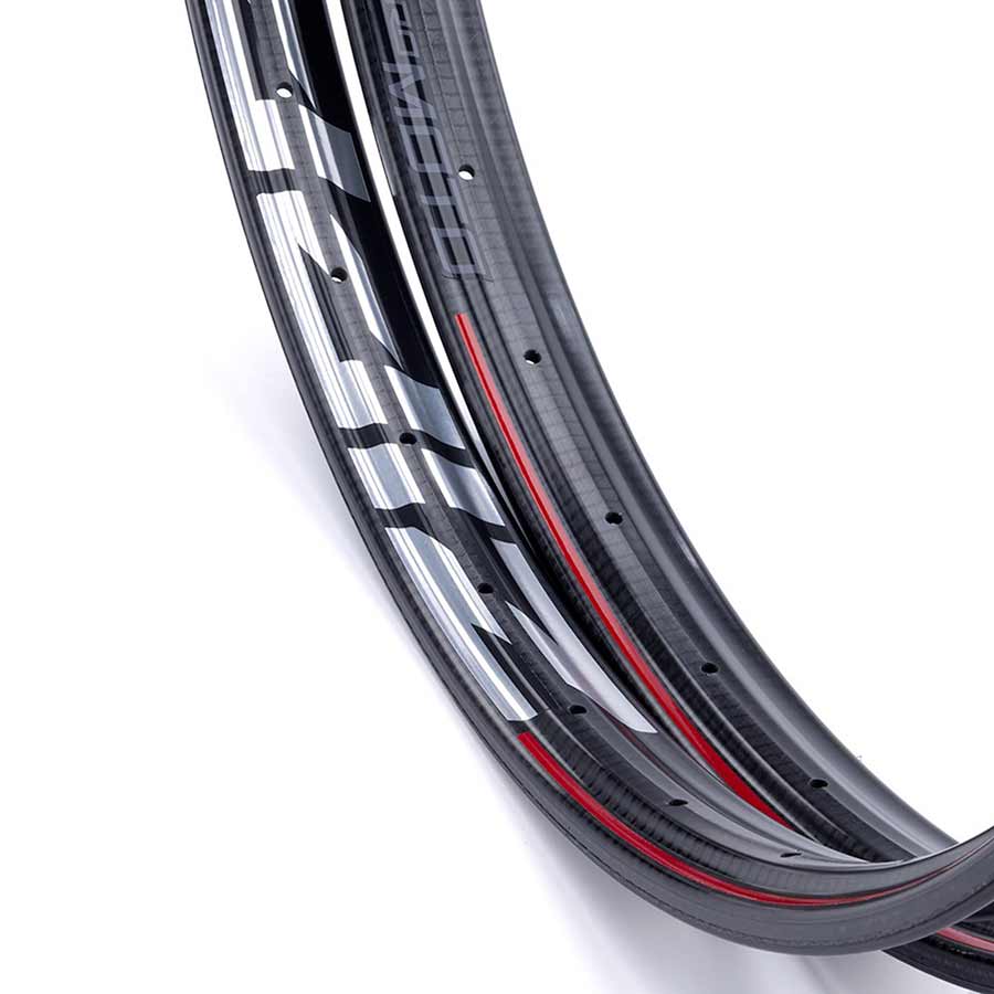 RIM, 29'', HOLES: 32, SILVER/RED, FRONT