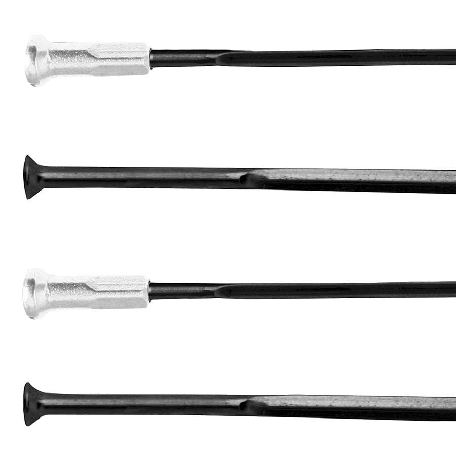 SPOKES, CX-RAY STRAIGHT PULL, BLACK, LENGTH: 284