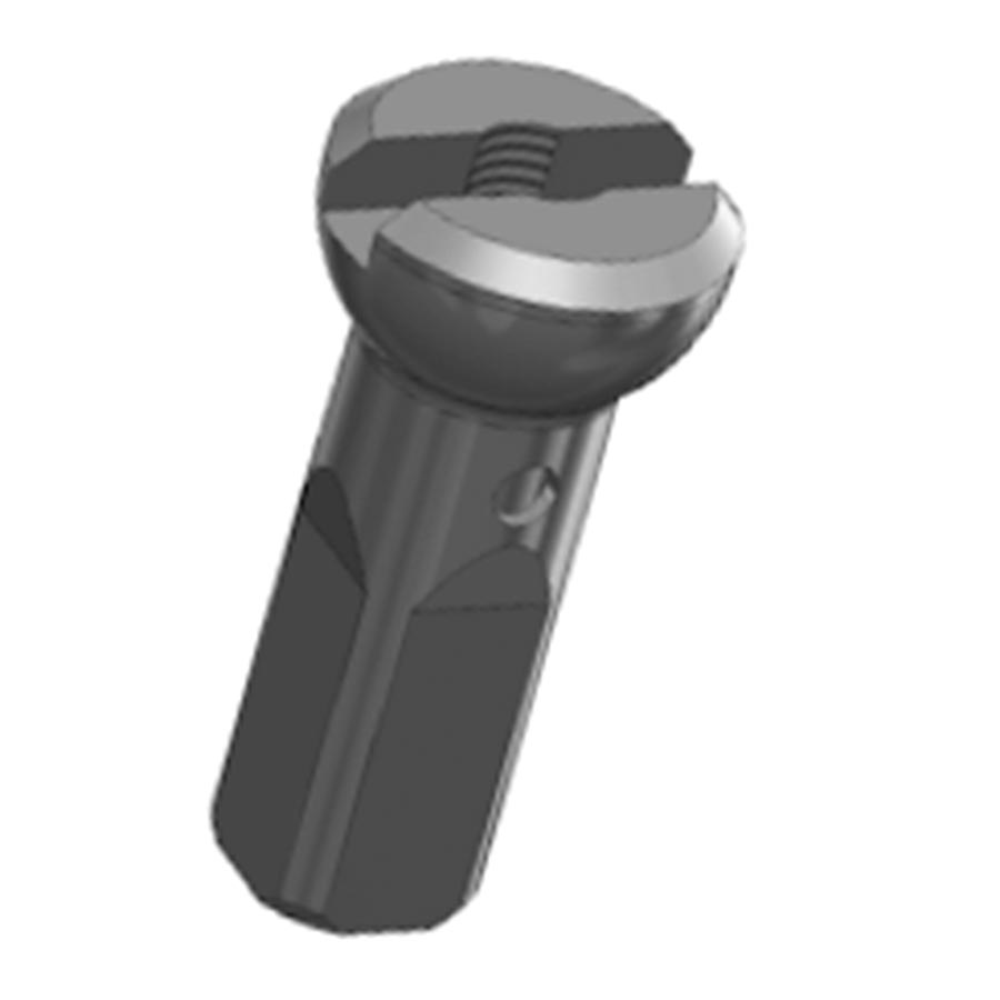 NIPPLES, BLACK, 2MM, (14G), 14MM, BAG OF 500