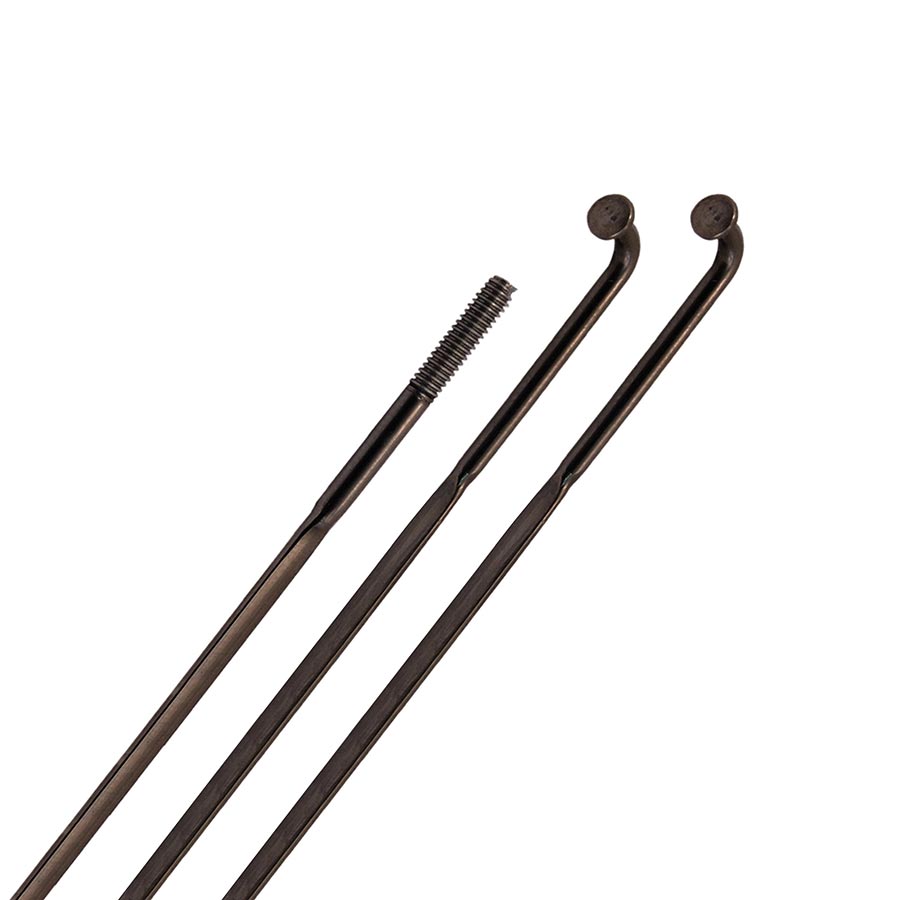 SPOKES, CX-RAY J-BEND, BLACK, LENGTH: 256, 3PCS