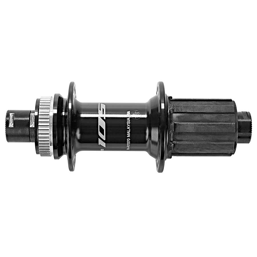 DISC HUB, REAR, 32H, 12MM TA, 142MM, SHIMANO ROAD 11, BLACK