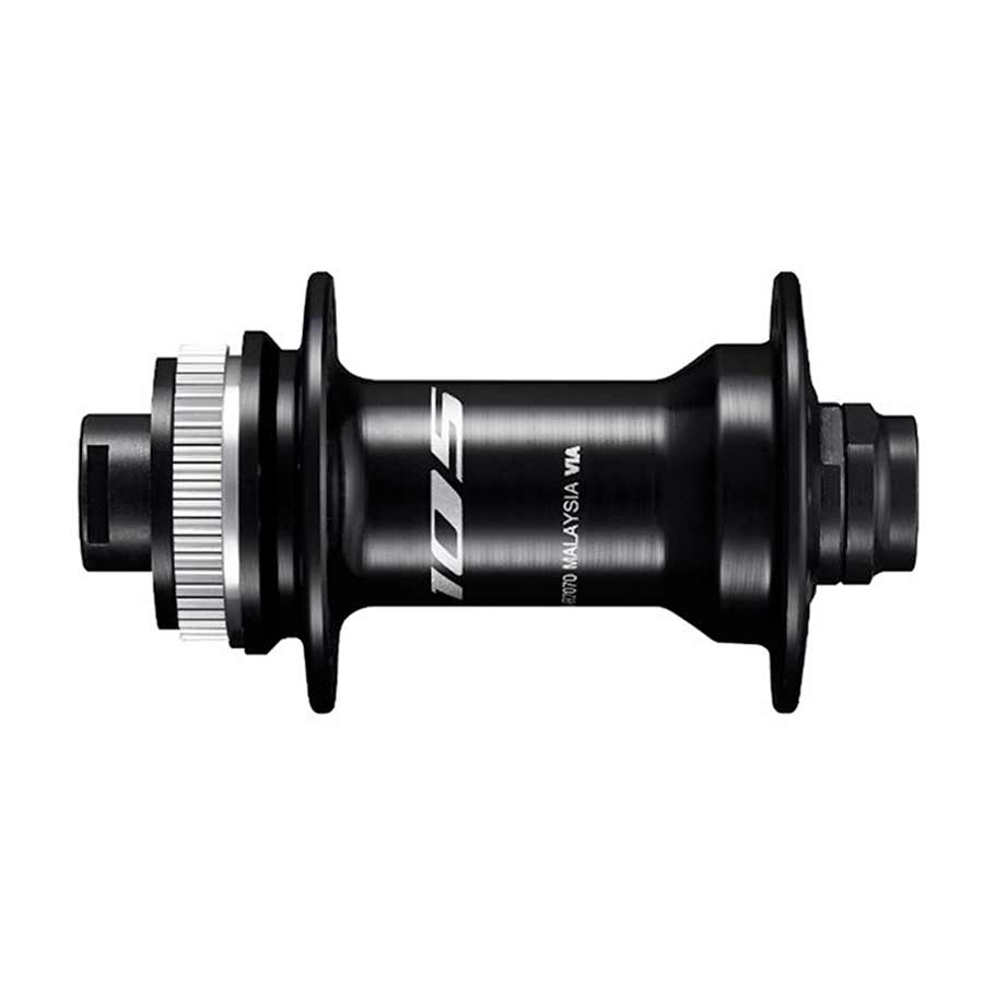 DISC HUB, FRONT, 32H, 12MM TA, 100MM, SHIMANO ROAD 11, BLACK