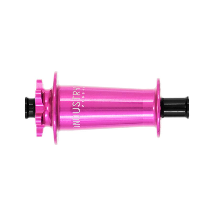 DISC HUB, FRONT, 28H, 15MM TA, 110MM BOOST, PINK