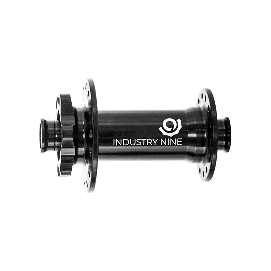 DISC HUB, FRONT, 28H, 15MM TA, 110MM BOOST, BLACK