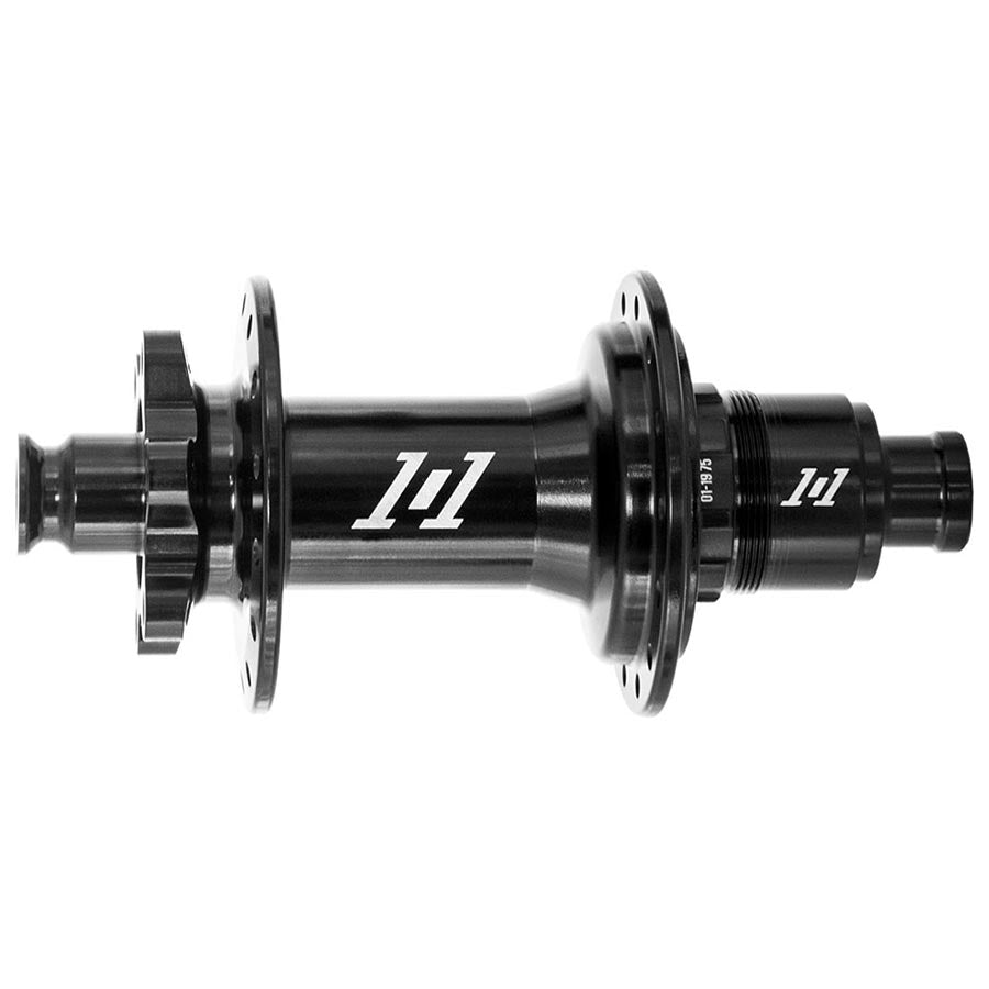 DISC HUB, REAR, 28H, 12MM TA, 148MM, SHIMANO ROAD 10/ MTB 11, BLACK