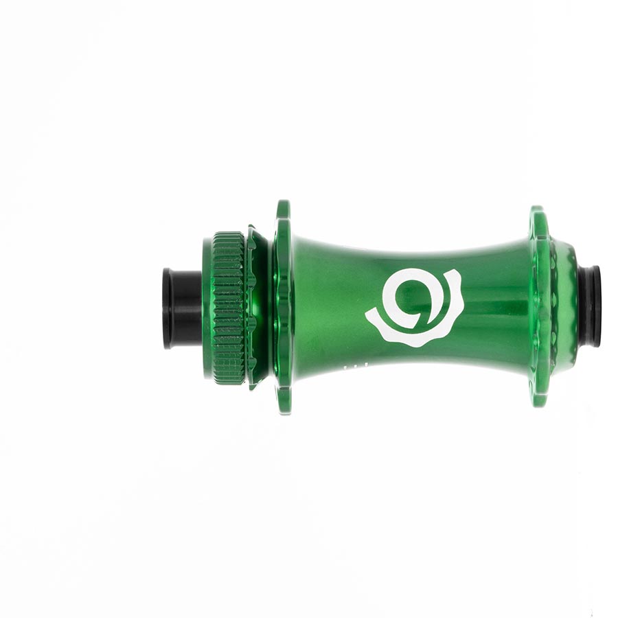 DISC HUB, FRONT, 24H, 12MM TA, 100MM, GREEN