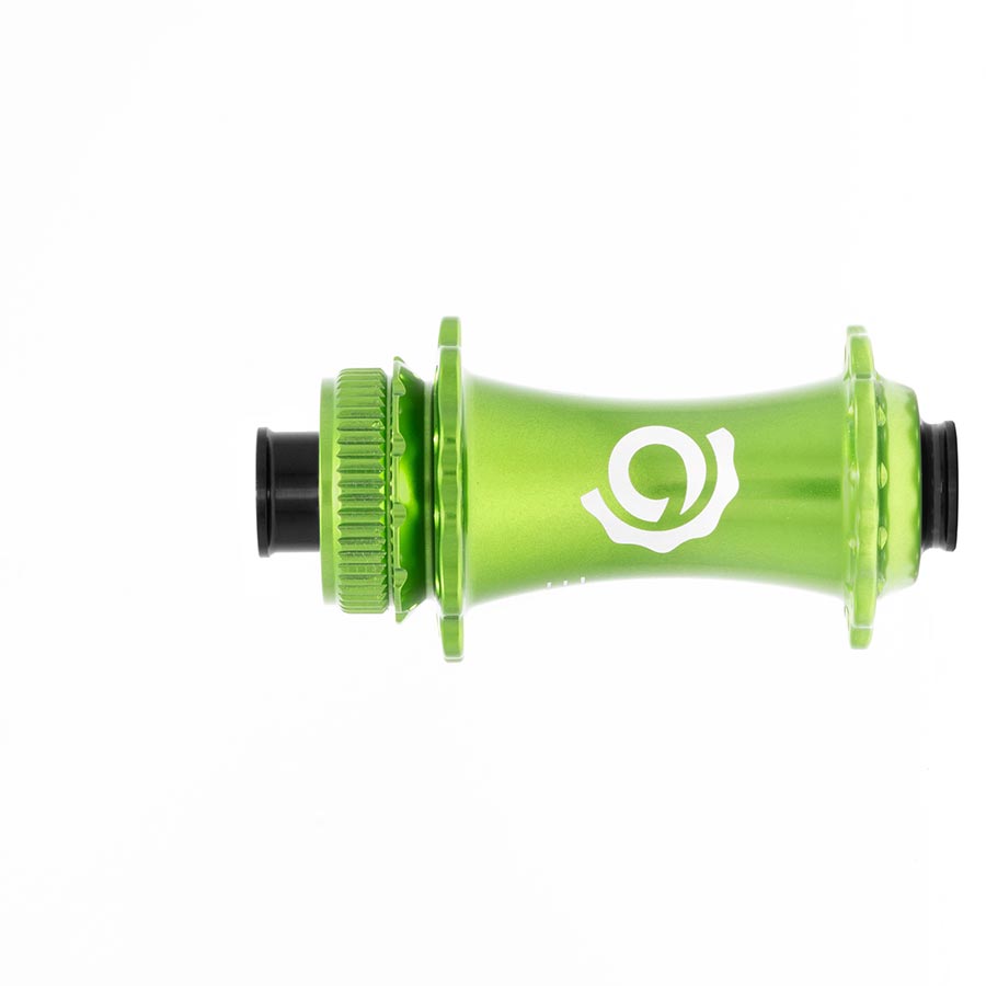 DISC HUB, FRONT, 24H, 12MM TA, 100MM, LIME