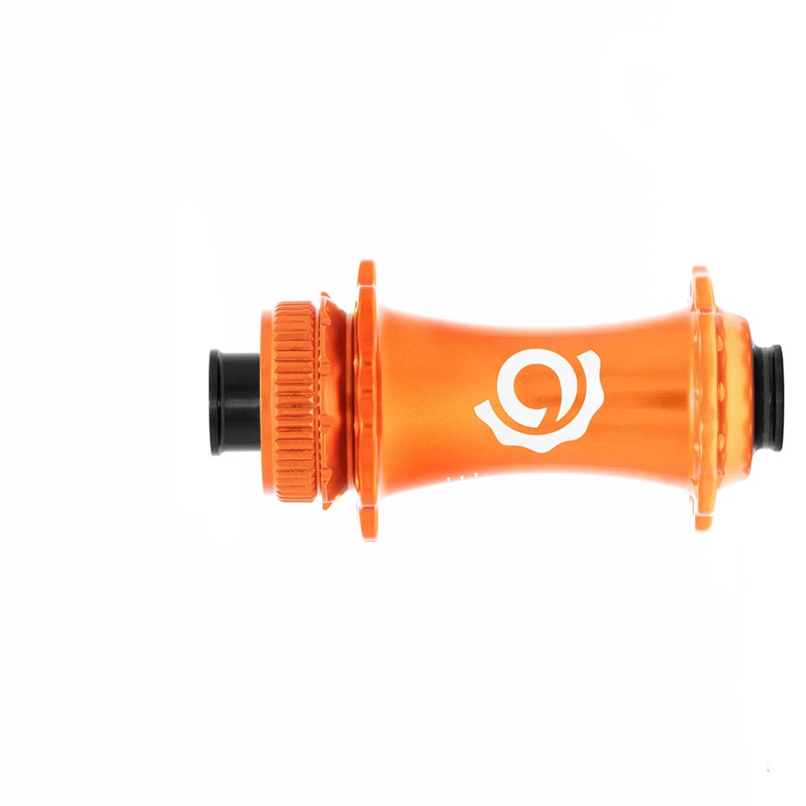DISC HUB, FRONT, 28H, 12MM TA, 100MM, ORANGE