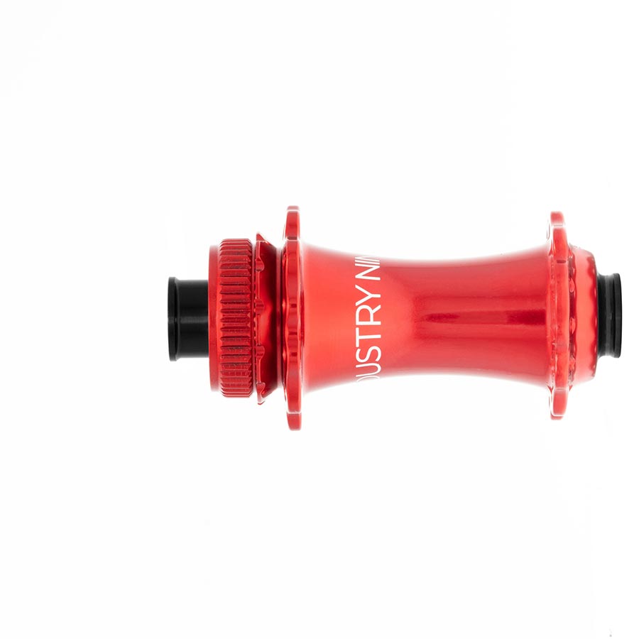 DISC HUB, FRONT, 28H, 12MM TA, 100MM, RED