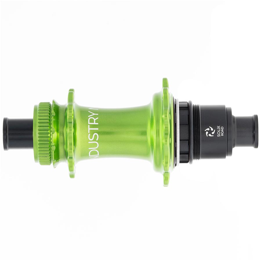 DISC HUB, REAR, 24H, 12MM TA, 142MM, SRAM XD-R, LIME