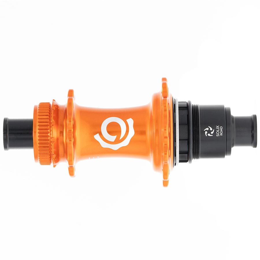 DISC HUB, REAR, 24H, 12MM TA, 142MM, SRAM XD-R, ORANGE