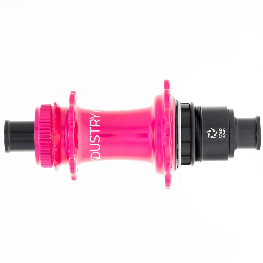 DISC HUB, REAR, 24H, 12MM TA, 142MM, SRAM XD-R, PINK