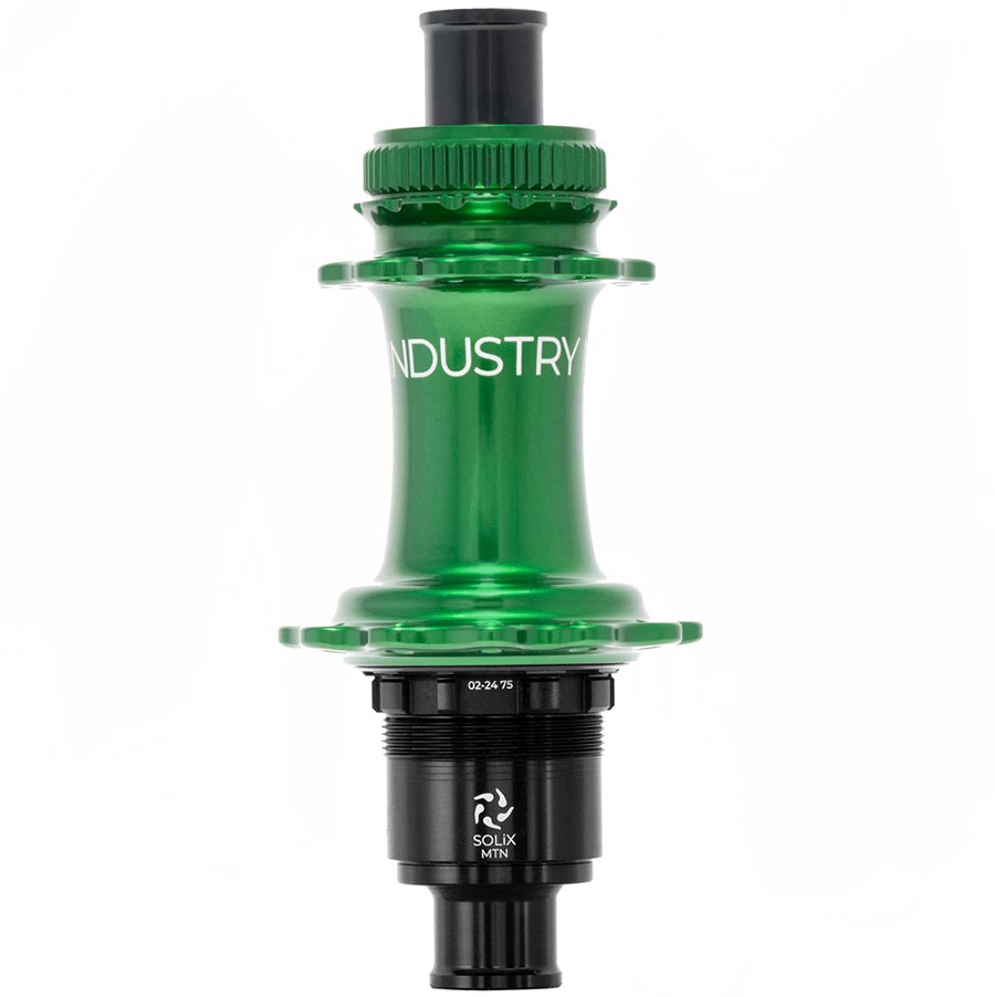 DISC HUB, REAR, 28H, 12MM TA, 148MM, SRAM XD, GREEN