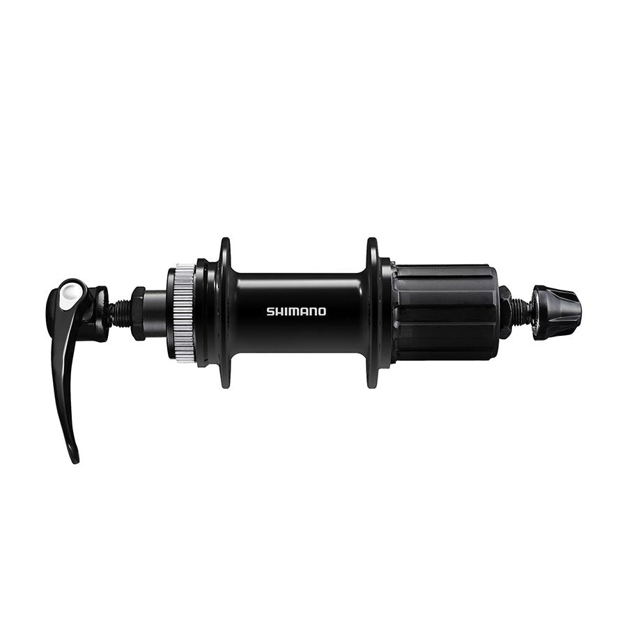 DISC HUB, REAR, 32H, CENTER LOCK, QR, 135MM, SHIMANO HG, BLACK, EFHQC400HMBZBP