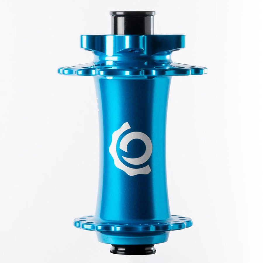 DISC HUB, FRONT, 28H, 15MM TA, 110MM BOOST, TURQUOISE