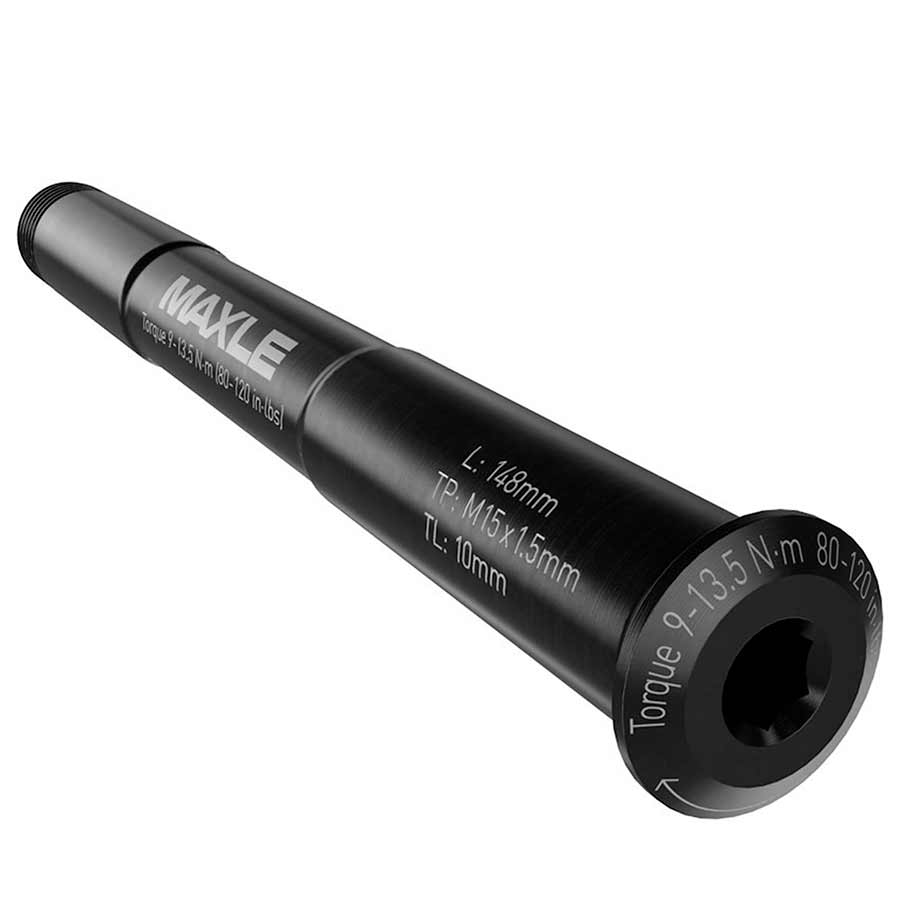 THRU AXLE, FRONT, 15X100MM TA, LENGTH: 148MM, THREAD LENGTH: 9MM, THREAD PITCH: M15X1.50, STANDARD
