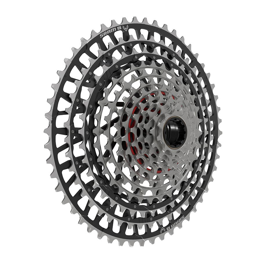 CASSETTE, SILVER/BLACK, SPEED: 12, 10-52T