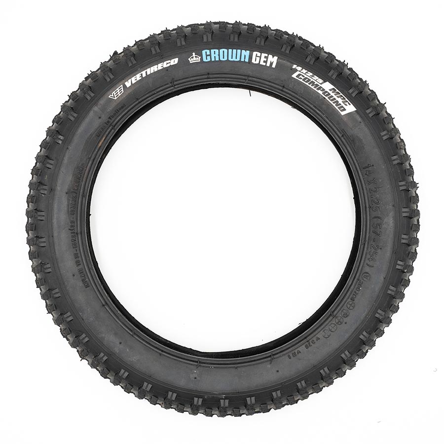 HYBRID TIRE, 14''X2.25, WIRE, TUBELESS READY, MPC, 27TPI, BLACK
