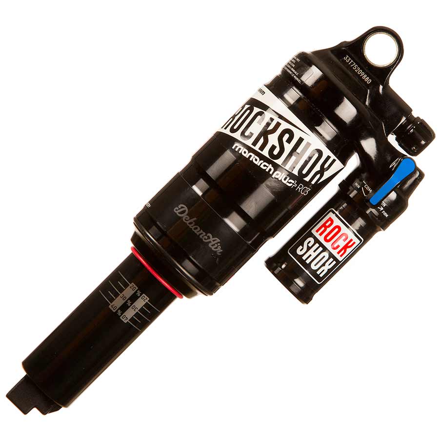 REAR SHOCK, 216X57, SHAFT EYELET: STANDARD, BODY EYELET: SHOCK BLOCK