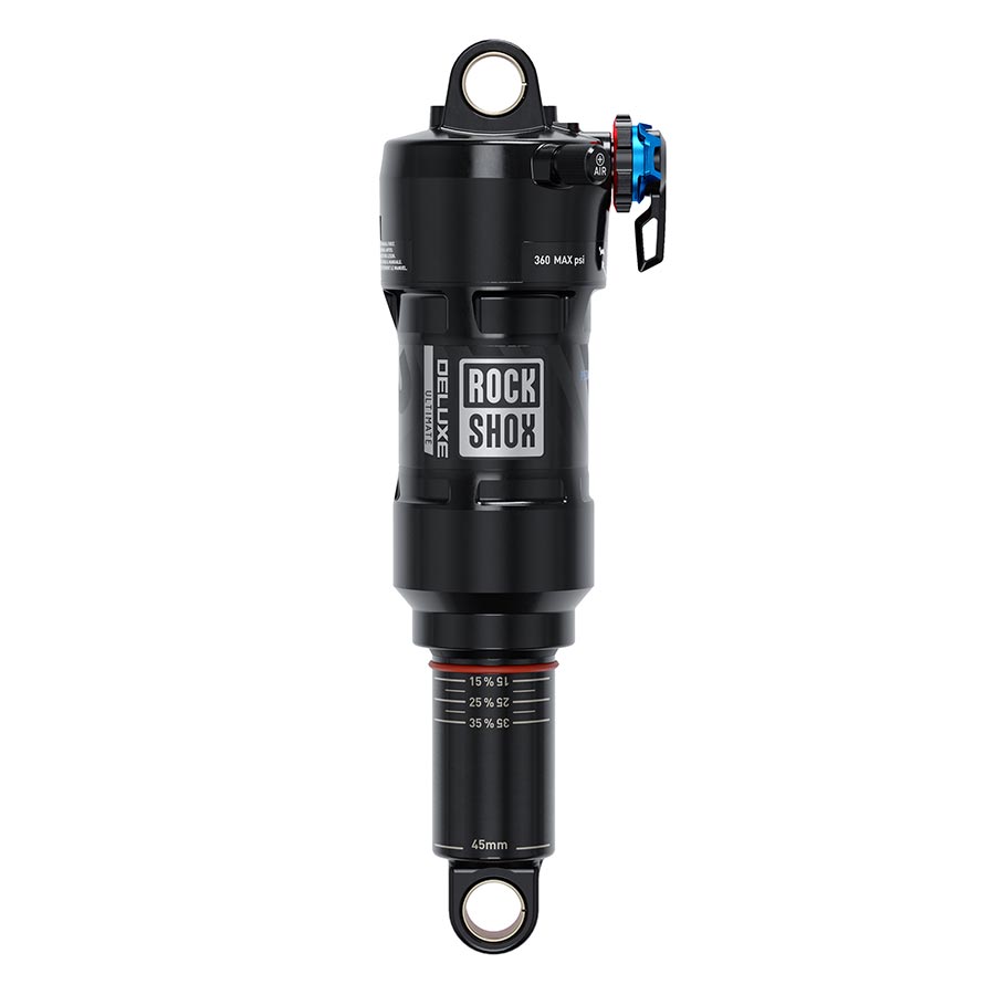 REAR SHOCK, 190X45, SHAFT EYELET: STANDARD, BODY EYELET: BEARING, LINEAR AIR, 0NEG/1POS TOKENS, LINEARREB/MCOMP, 380LB LOCKOUT