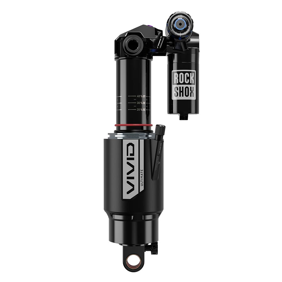 REAR SHOCK, 205X60, SHAFT EYELET: STANDARD, BODY EYELET: TRUNNION, R25, C34, X2, 1 TOKEN