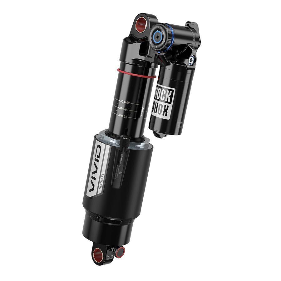 REAR SHOCK, 210X55, SHAFT EYELET: NO BUSHING - 90 DEG ROTATION, BODY EYELET: STANDARD, R25, C30, X2, 4 TOKENS