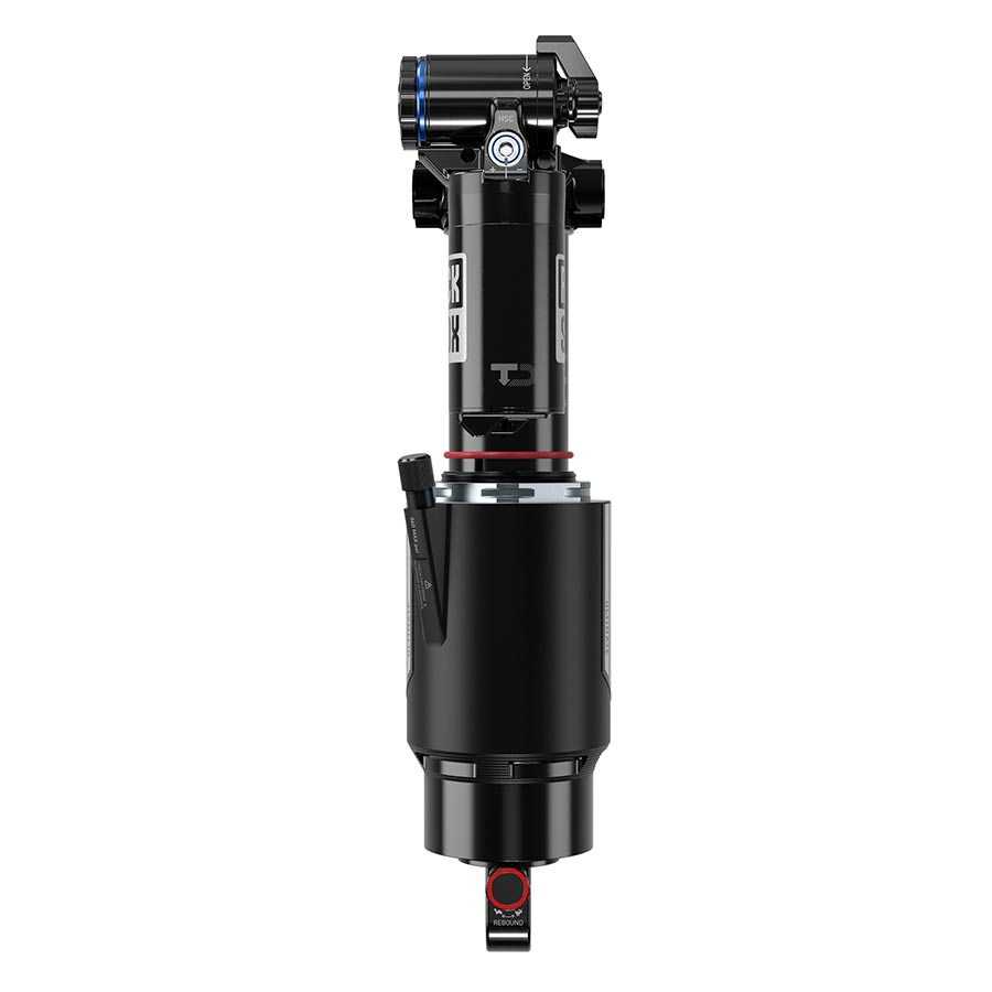 REAR SHOCK, 210X55, SHAFT EYELET: STANDARD - 75 DEG ROTATION, BODY EYELET: STANDARD, R25, C30, X4, 3 TOKENS