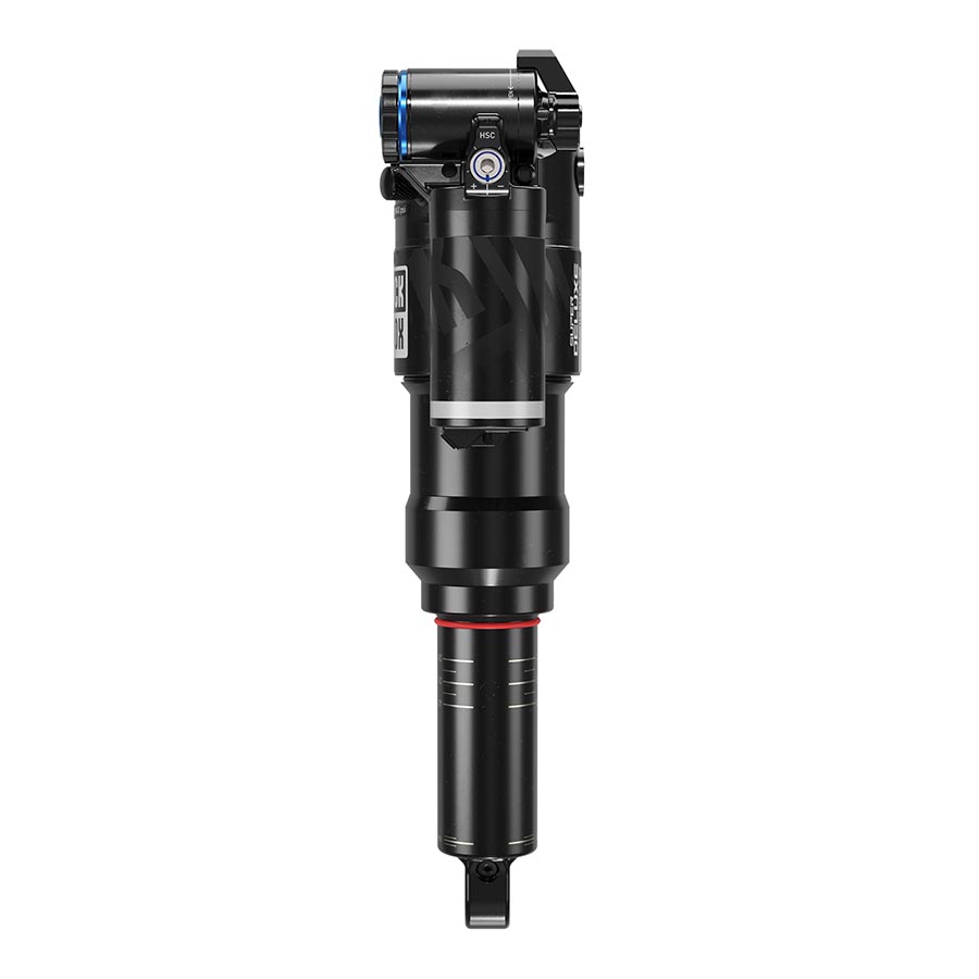 REAR SHOCK, 185X55, SHAFT EYELET: TRUNNION, BODY EYELET: STANDARD, 0 NEG/2 POS TOKEN, REB55/COMP30, LOCKOUT 4
