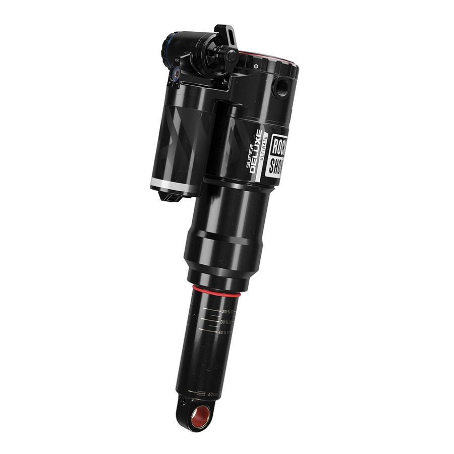 REAR SHOCK, 185X55, SHAFT EYELET: TRUNNION, BODY EYELET: STANDARD, 0NEG/0POS TOKENS, REB55/COMP37, LOCKOUT 4