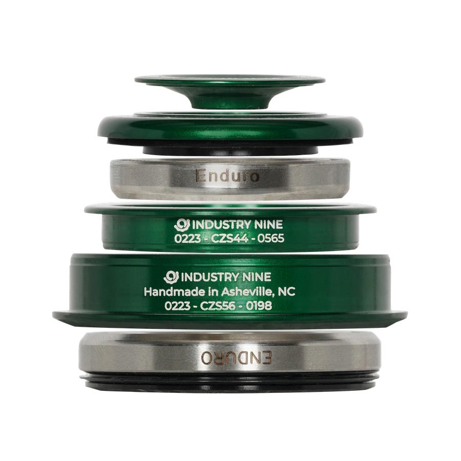 HEADSET, : ZS44/28.6 | ZS56/40, ZEROSTACK, COMPLETE, GREEN