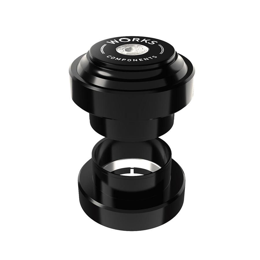 HEADSET, : EC34/28.6 | EC34/30, EXTERNAL, THREADLESS, COMPLETE, BLACK, SET 5 127-136MM
