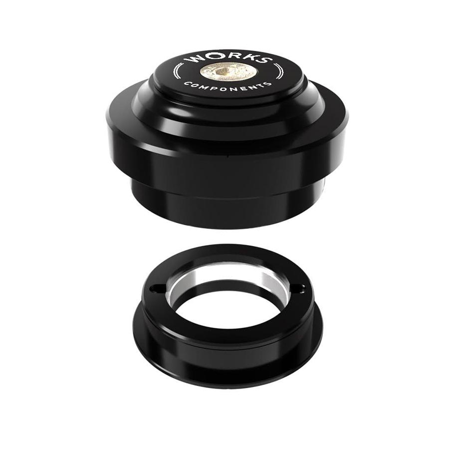 ANGLE HEADSET, 1.0°, 110-119MM, EC44/28.6 | ZS44/30, ZS, EXTERNAL THREADLESS, COMPLETE, BLACK