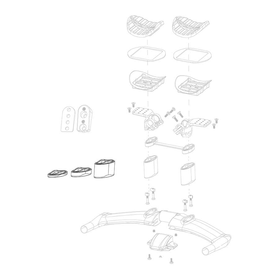INCLUDES 2X5MM, 4X10MM, 2X30MM RISER SETS AND BOLTS, KIT