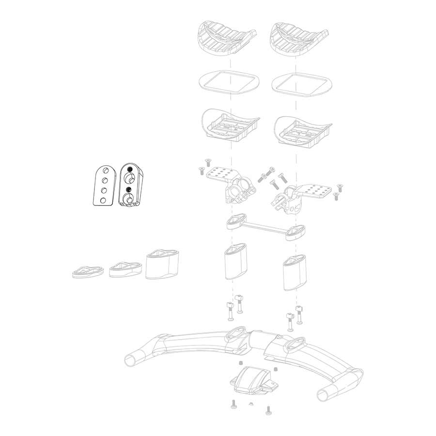 5 AND10 DEGREE WEDGES AND BOLTS, KIT