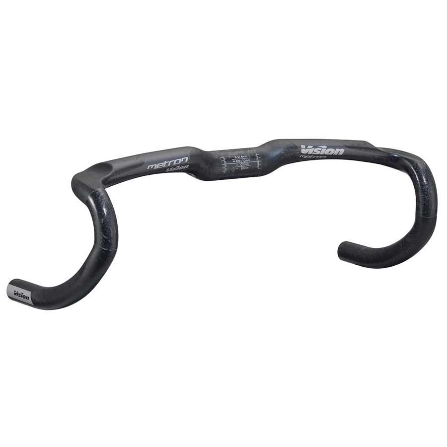 DROP HANDLEBAR, DIAMETER: 31.8MM, 440MM, DROP: 125MM, REACH: 80MM, BLACK