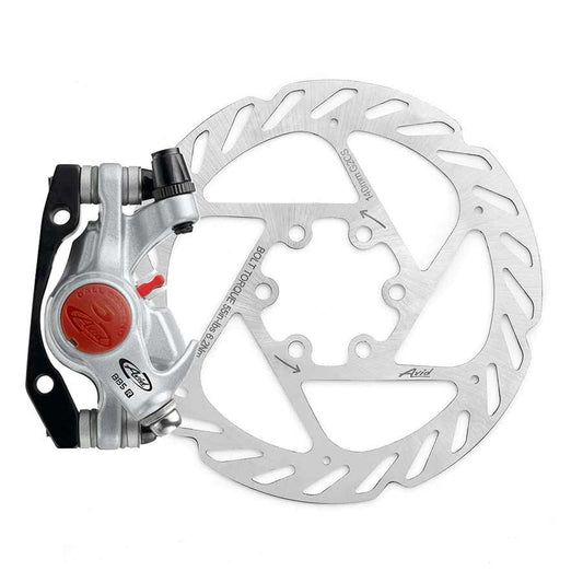 MECHANICAL DISC BRAKE, FRONT OR REAR, 160MM, GREY