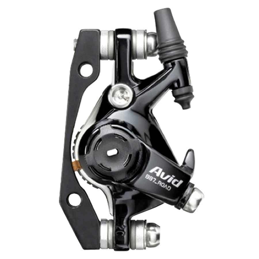 ROAD MECHANICAL DISC BRAKE, FRONT OR REAR, POST MOUNT, 160MM, 197G, BLACK