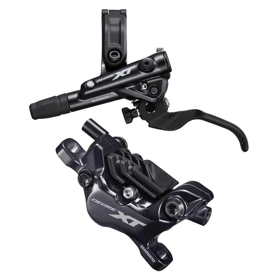 MTB HYDRAULIC DISC BRAKE, REAR, POST MOUNT, DISC: NOT INCLUDED, 410G, BLACK, SET