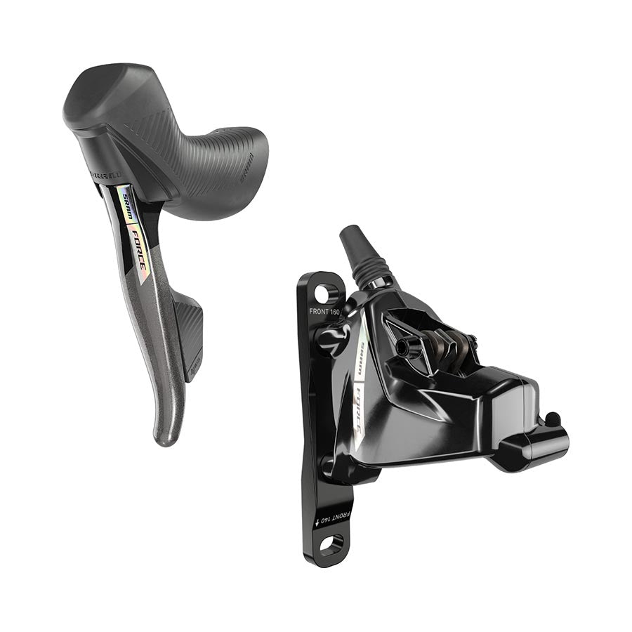 ROAD HYDRAULIC DISC BRAKE, LEFT, FLAT MOUNT, BLACK